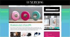 Desktop Screenshot of luxurymag.sk